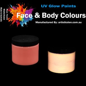 UV Glow Paints Face And Body Paint Glow In The Dark Pink